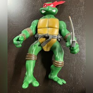 2002 mirage studios Teenage Mutant Ninja Turtles Green Action Figure